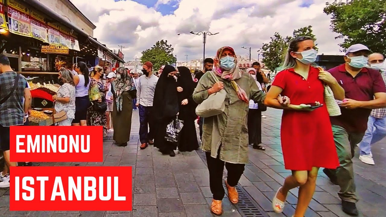 Istanbul City Walking Tour - Emin&ouml;n&uuml; Istanbul city 2021 - Turkey Istanbul travel guide