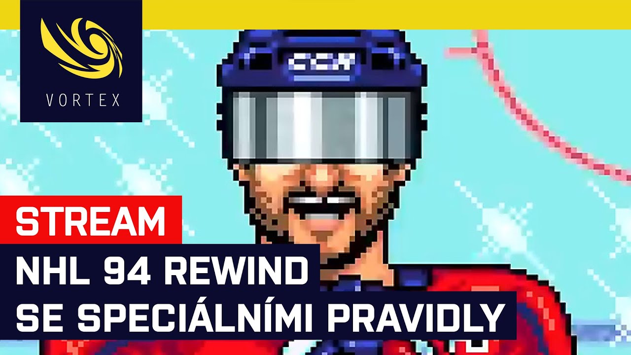 Hrajeme živě NHL 94 Rewind. Redakčn&iacute; z&aacute;polen&iacute; se speci&aacute;ln&iacute;mi pravidly a bonusem na z&aacute;věr