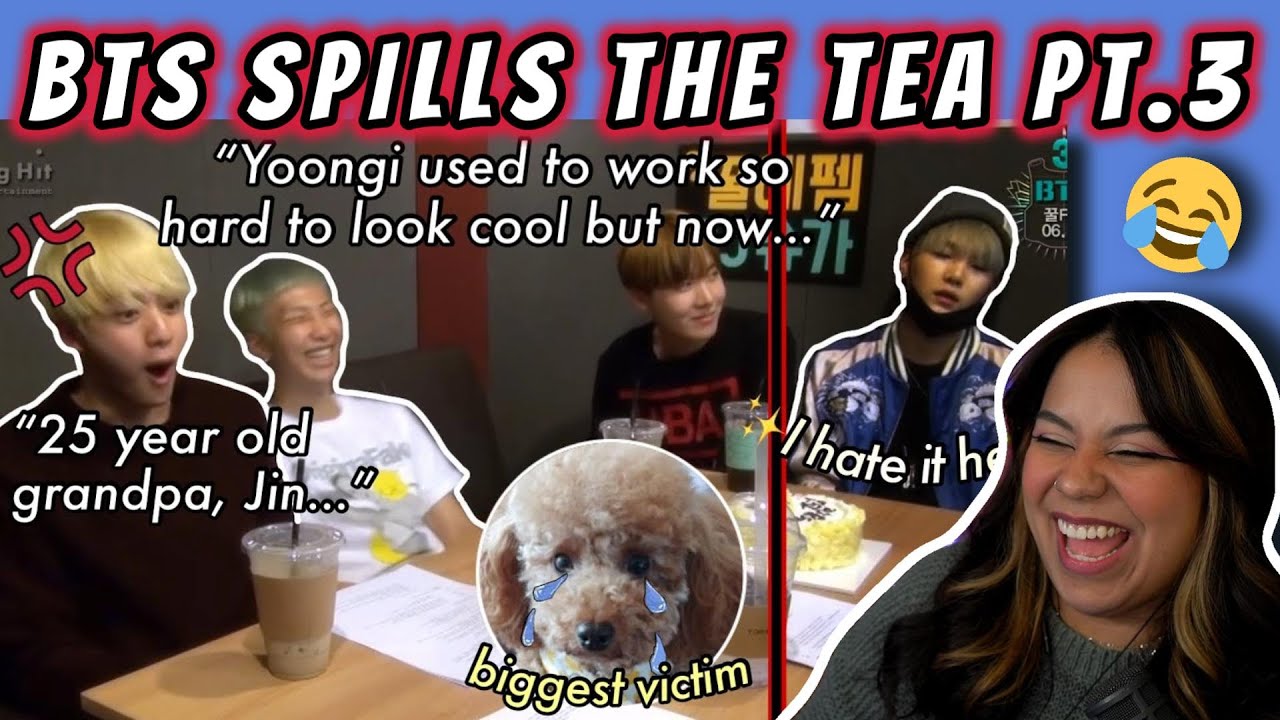 BTS spilling tea about each other non-stop part 3 ft. BTS&rsquo;s pets | first time REACTION! 😂