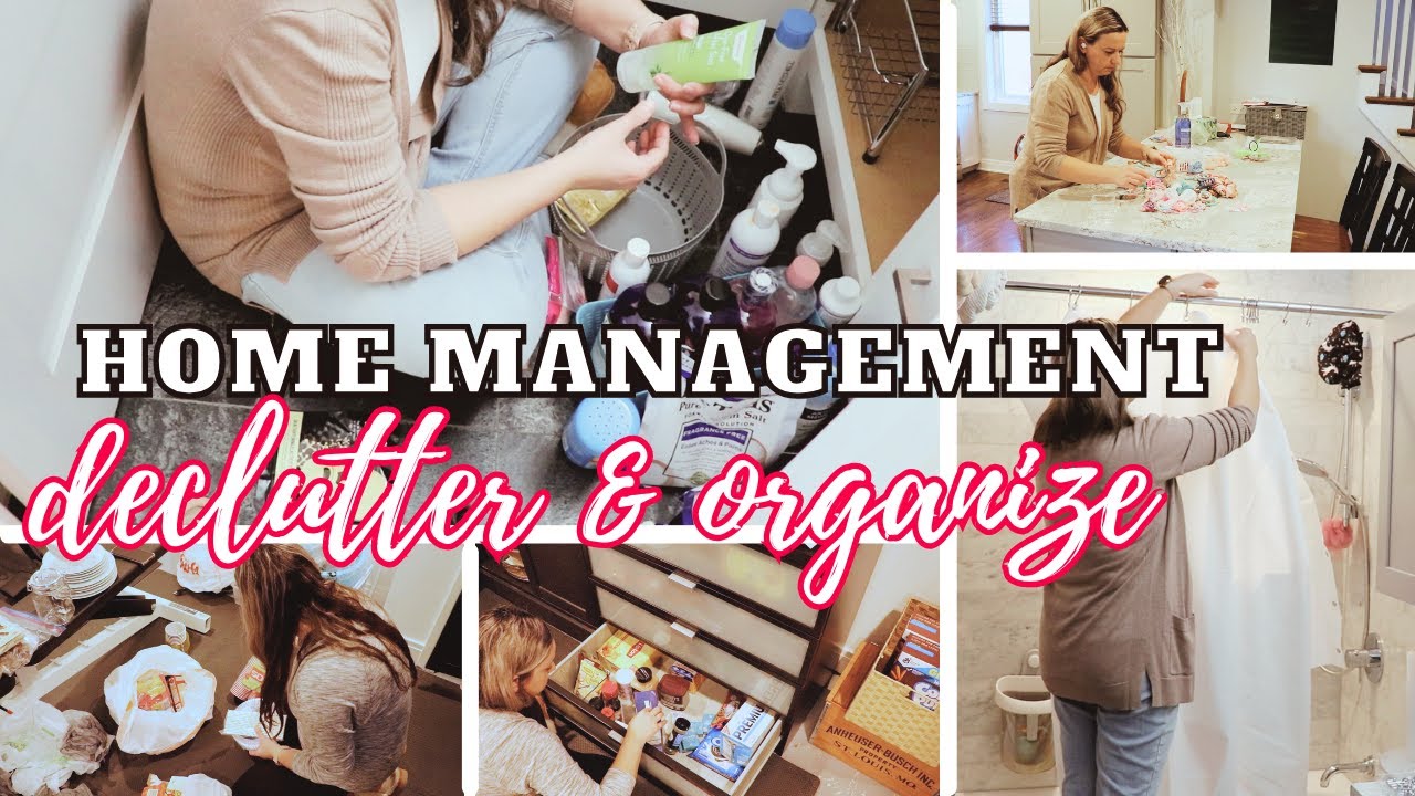DECLUTTER CLEAN AND ORGANIZE WITH ME | WORKING MOM HOME MANAGEMENT | 2025