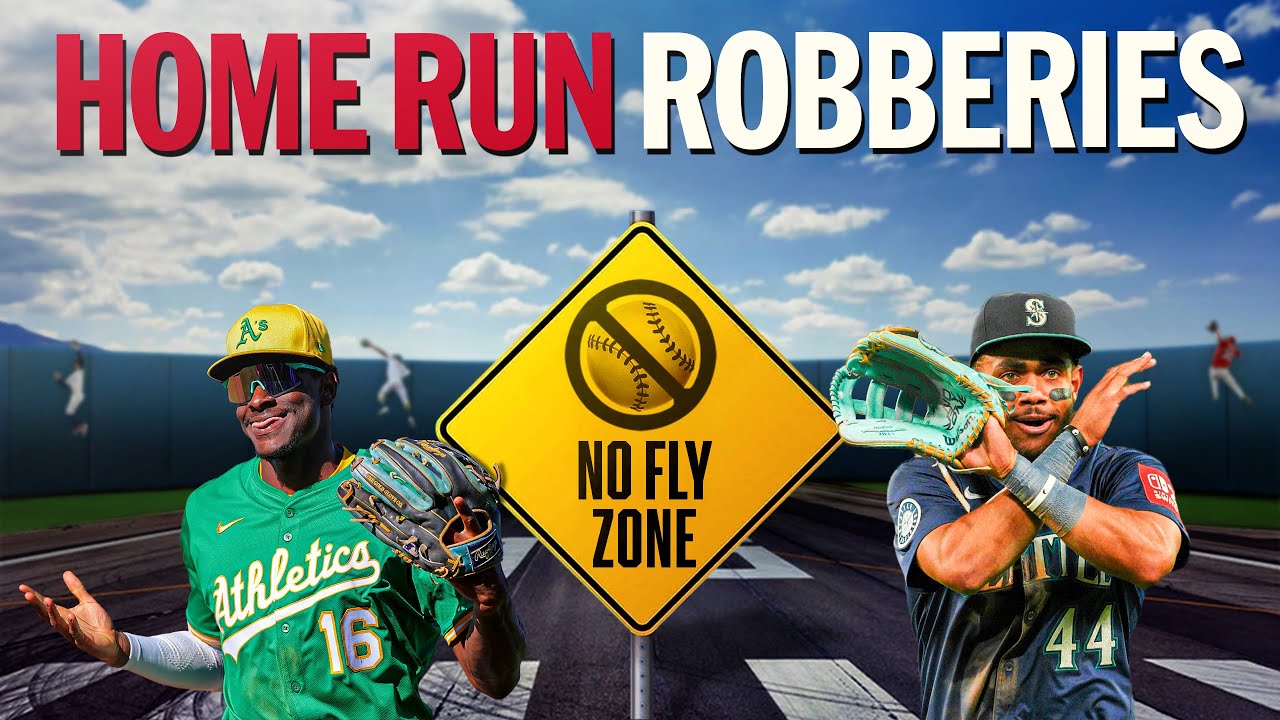 NO FLY ZONE: The best home run ROBBERIES from the first half of the 2025 season!