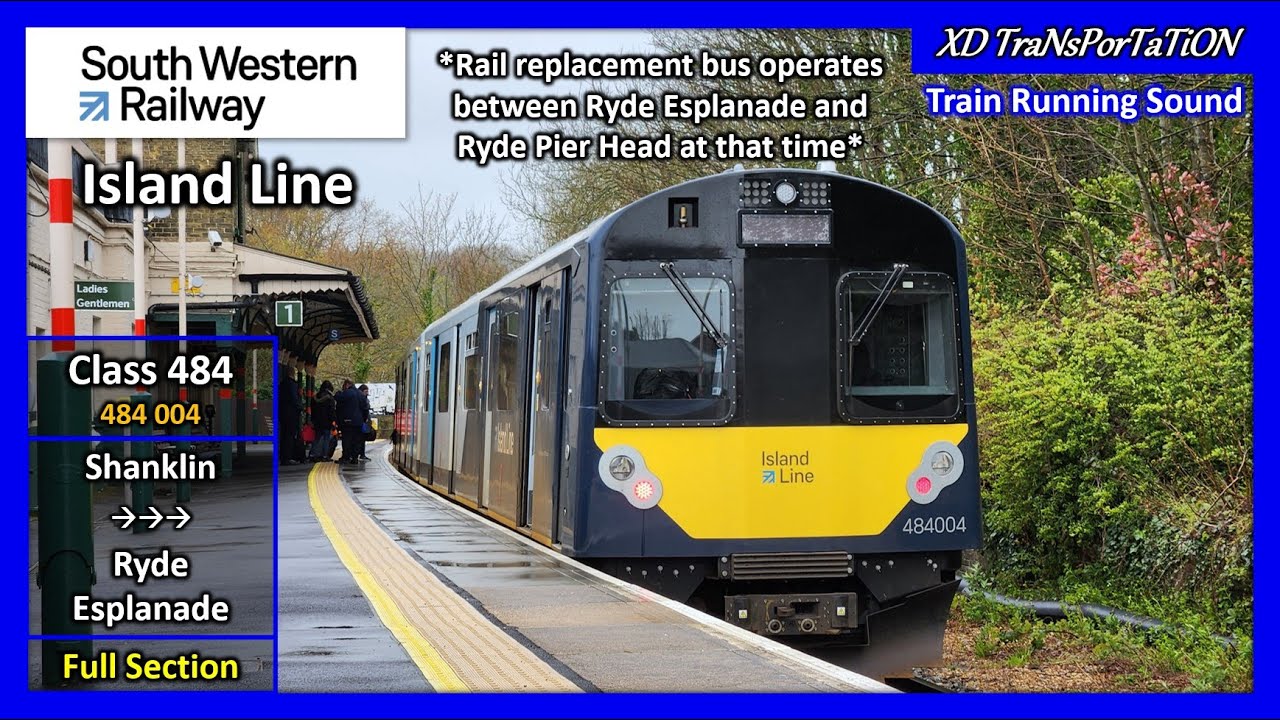 [Island Line] Class 484 | Shanklin ➝ Ryde Esplanade (Train Sound - Full Section)