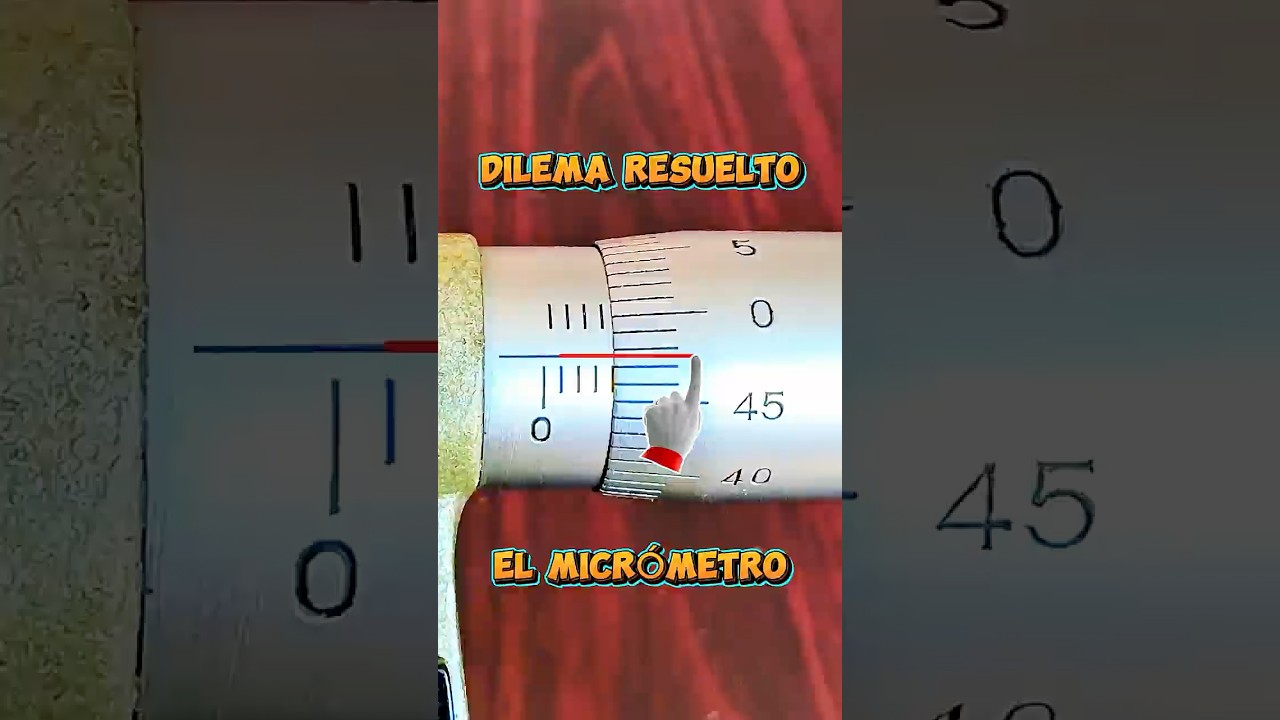 Dilema del Calibrador Palmer resuelto: #Micr&oacute;metro #HerramientasDePrecisi&oacute;n #Medici&oacute;n