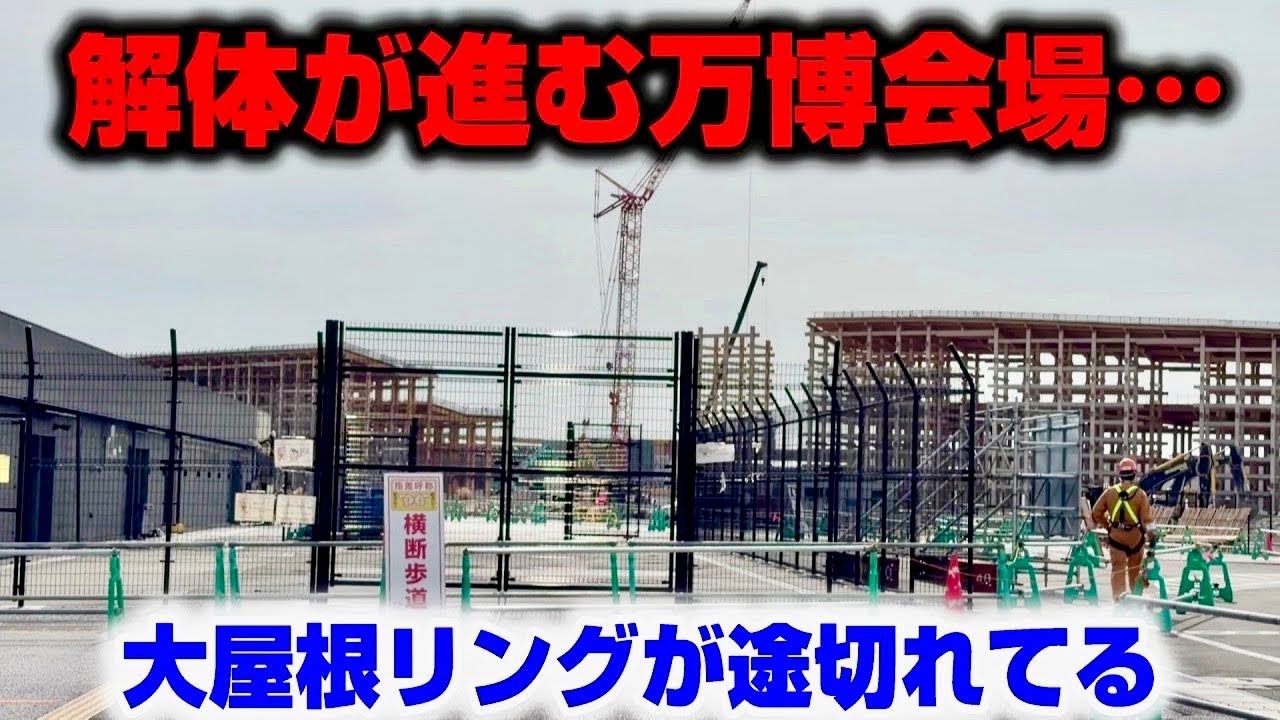 解体が続く夢洲の現在…今月に去るミャクミャク…涙。でもあの頃の体験にワクワク！！！