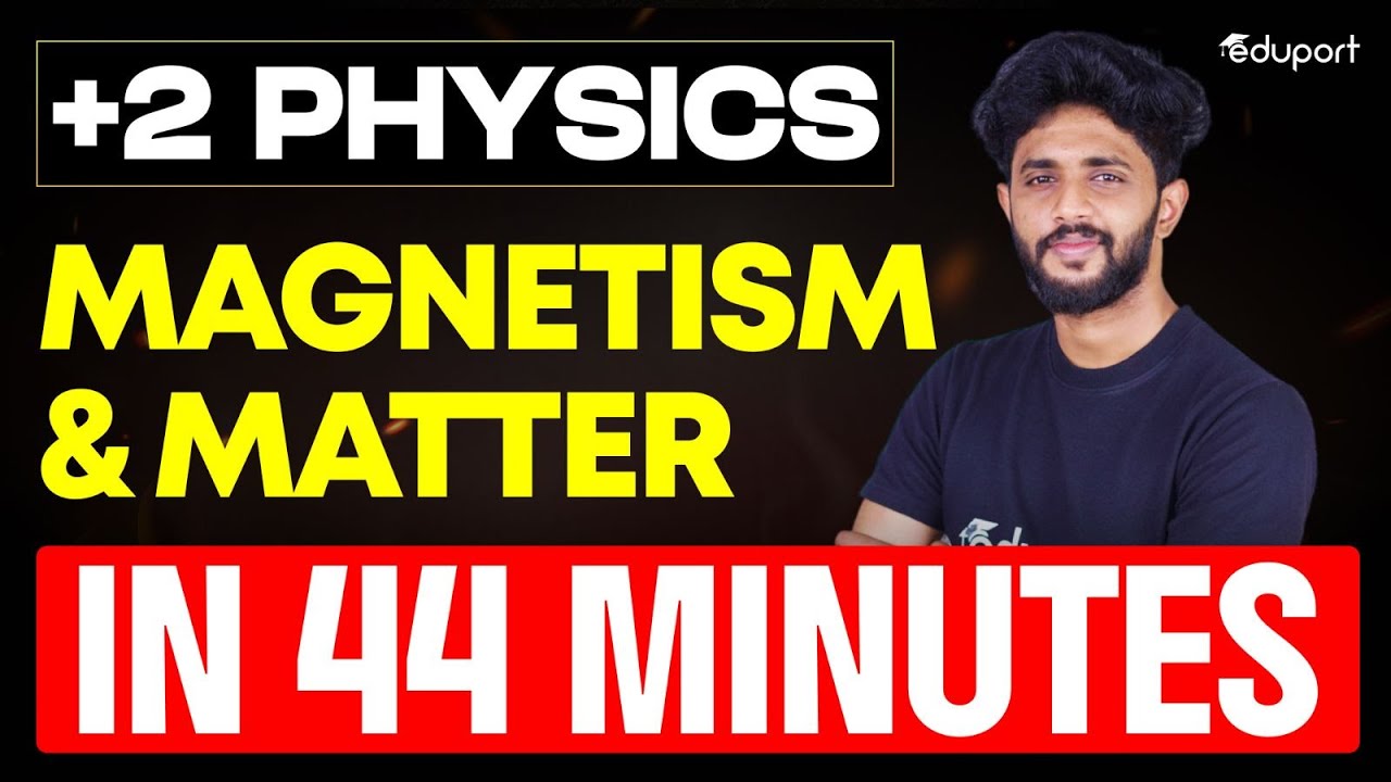Magentism & Matter in 44 Minutes | Plus Two Physics | Eduport Plus Two