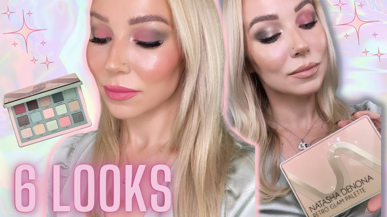 NATASHA DENONA RETRO GLAM PALETTE REVIEW & 6 LOOKS