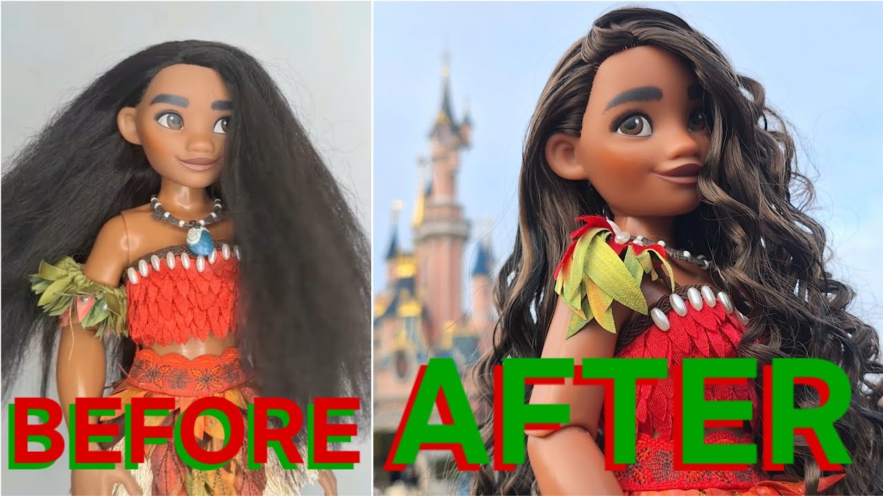 Making MY OWN Moana 2 Limited Edition doll [Custom Disney Doll Reroot]