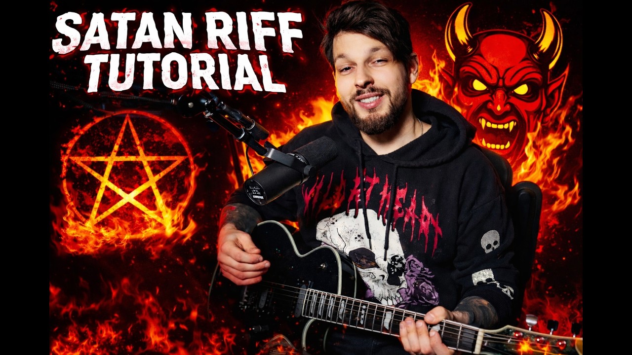 &acute;SATAN&acute; Riff Tutorial &ndash; This Evil Guitar Riff Is Too Good 🔥