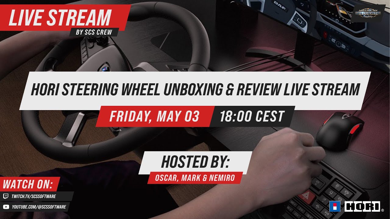 First Look at the HORI Force Feedback Truck Control System | Unboxing & Review with SCS Software  🚛