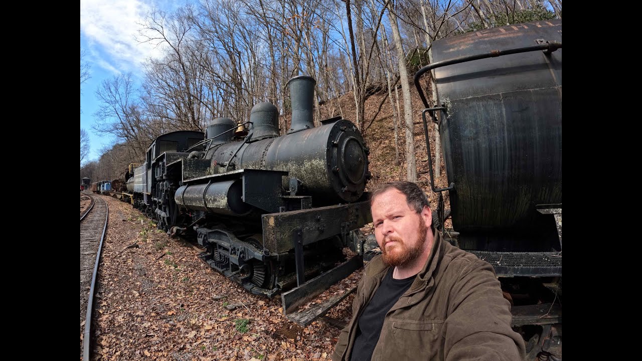 The Train Graveyard & Abandoned Sawmill at the Cass Scenic Railroad