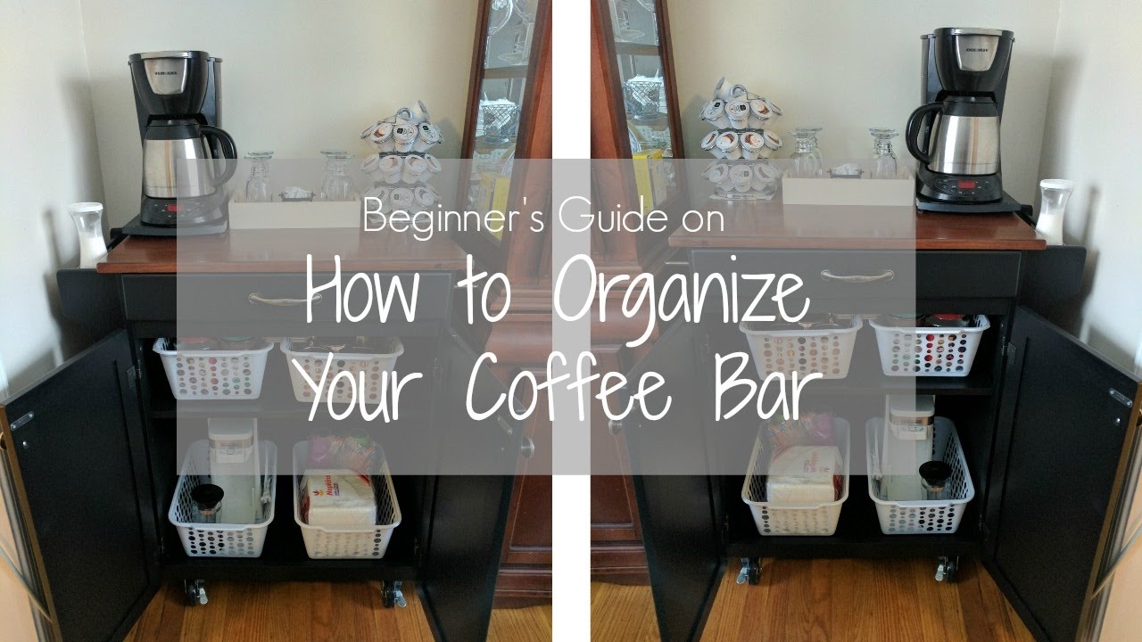 HOW TO ORGANIZE A COFFEE BAR STATION | BEGINNERS GUIDE | hip 'n creative