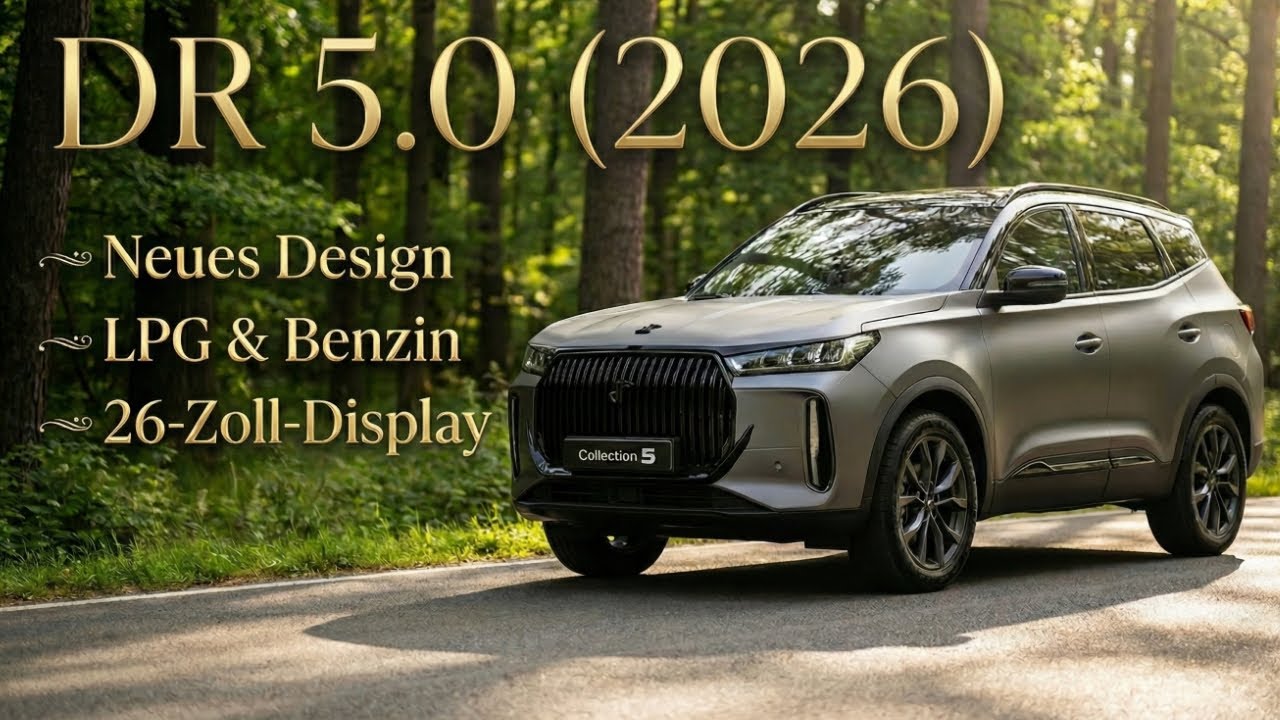 2026 DR Automobiles DR 5.0 &ndash; City-SUV mit Style und Technik-Update