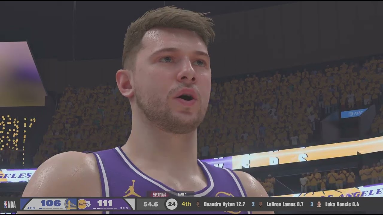 Playoffs game 1 lakers vs warriors highlights