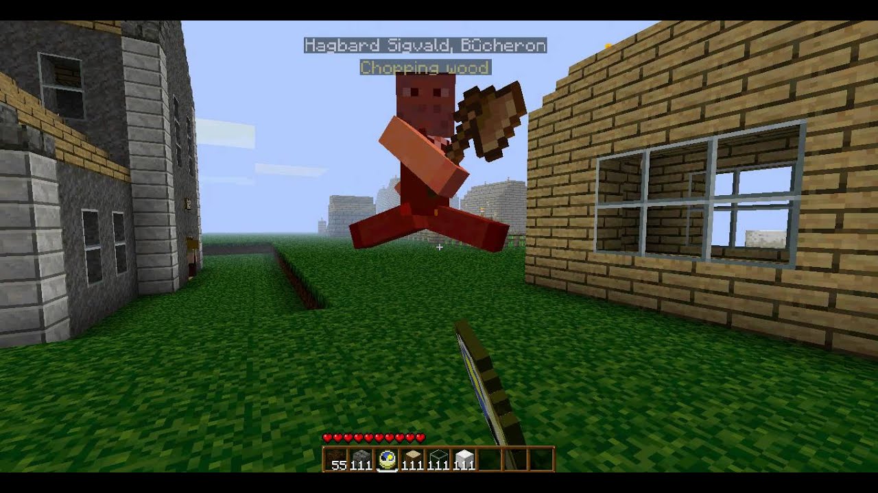 Stupid Lumberjack in Minecraft