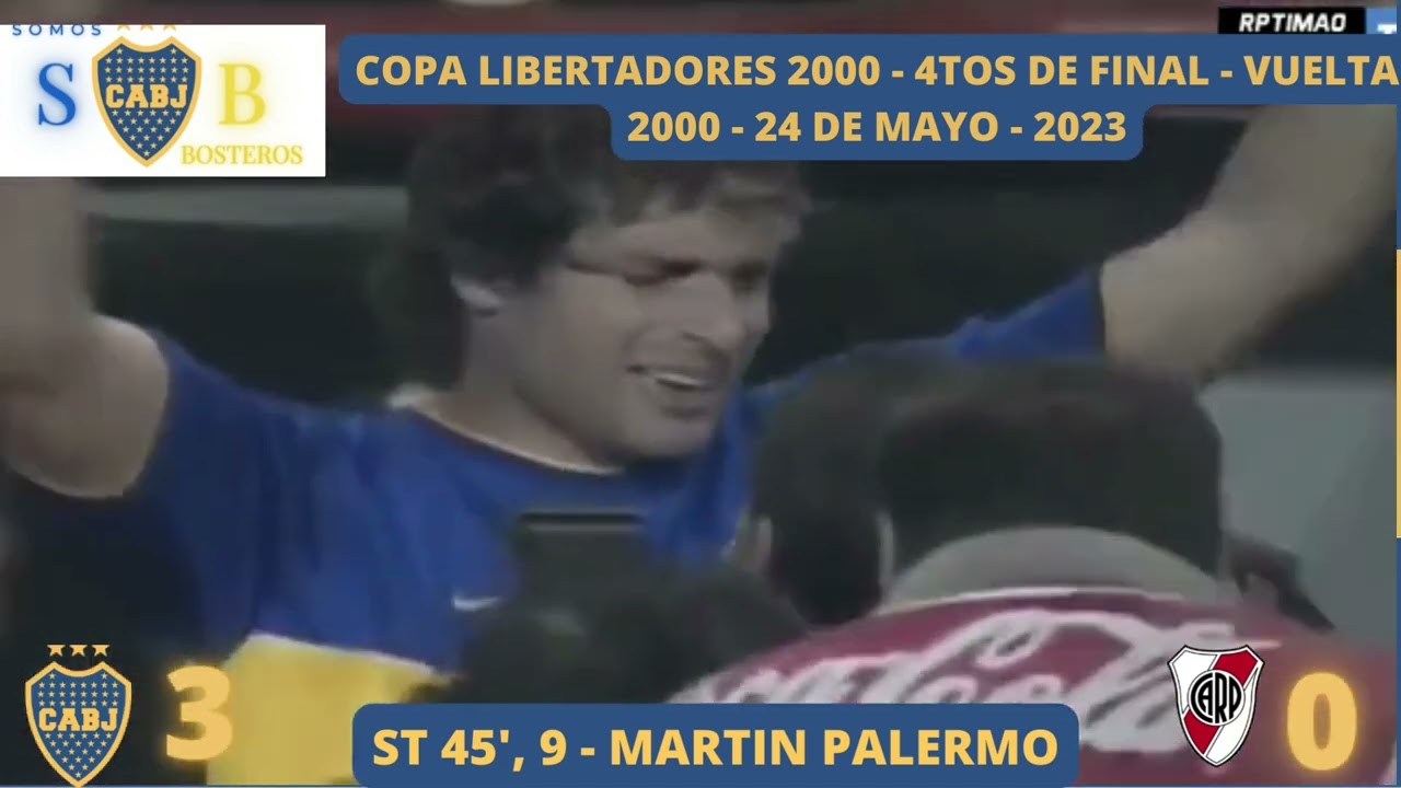 COPA LIBERTADORES 2000 - BOCA 3 RIVER 0 (Relata Victor Hugo Morales)