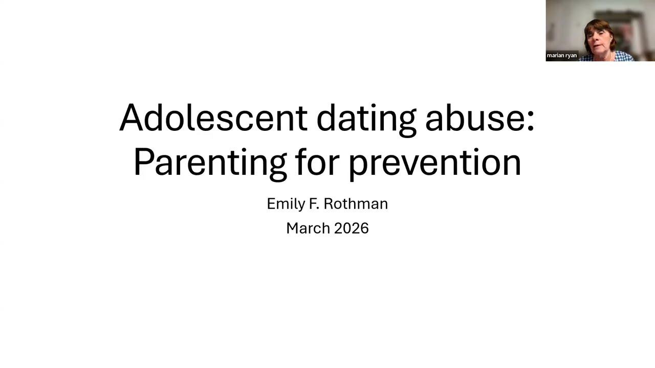 Webinar on Healthy Teen Relationships