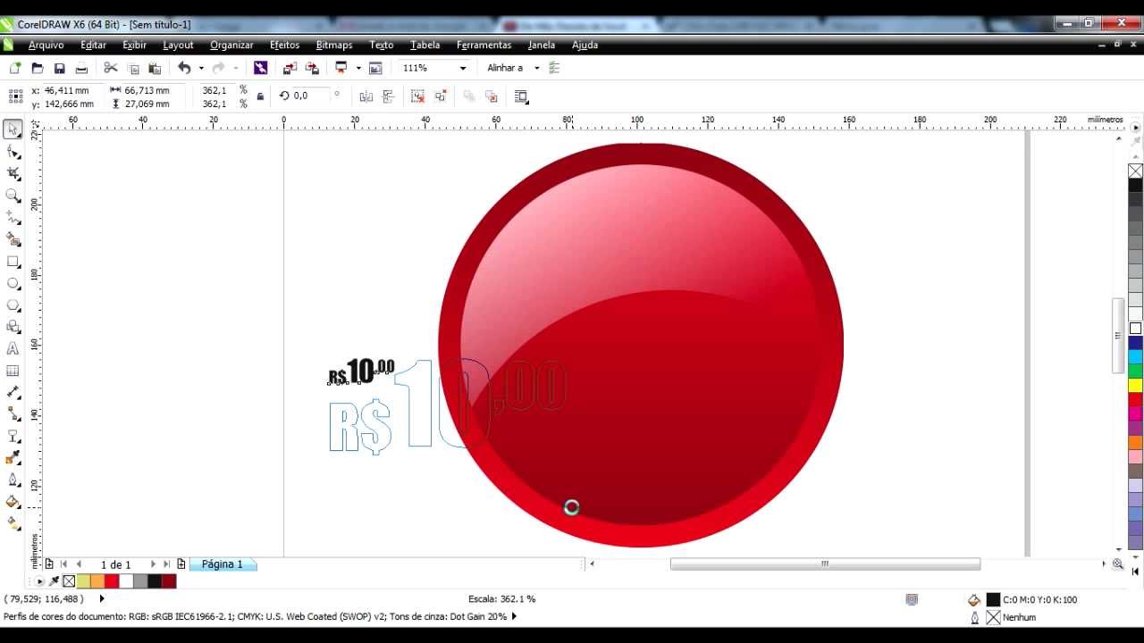 Tutorial CorelDraw (Iniciante) - Como criar efeitos especiais.