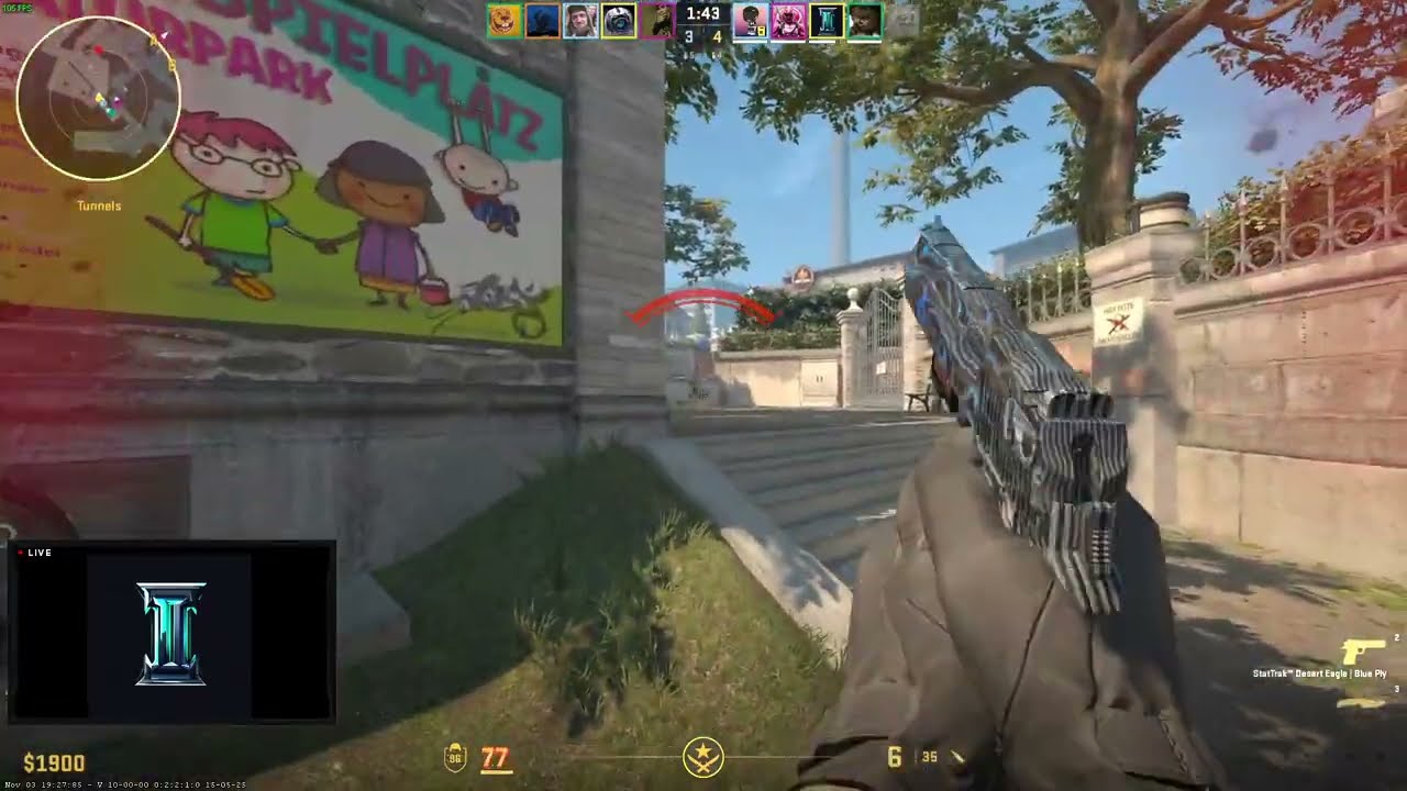 CS 2 Overpass 4 vs 5 WIN!!!!
