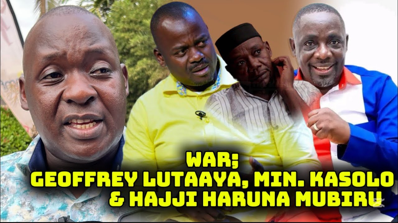 Olutalo lwa Hajji Haruna, Hon. Geoffrey Lutaaya ne Minister Haruna Kasolo tutadde Sseruga kubunkenke