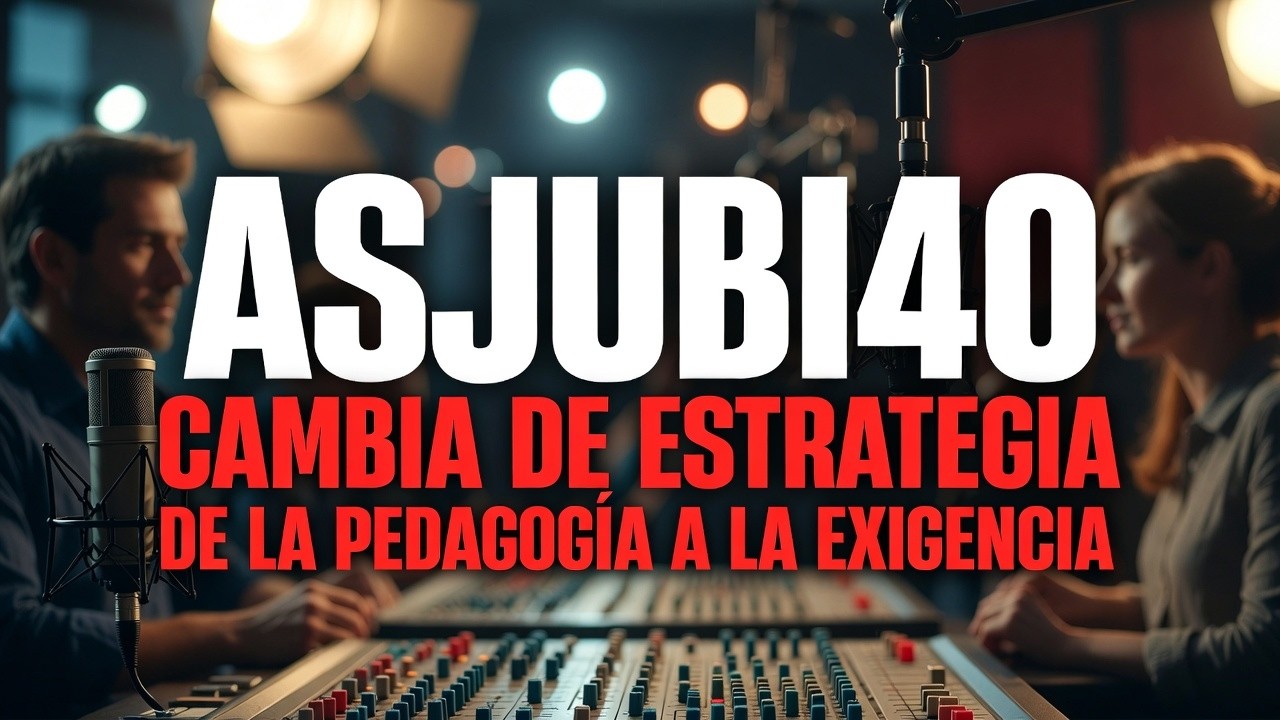 RADIO ASJUBI40: ASJUBI40 CAMBIA DE ESTRATEGIA: DE LA PEDADOGÍA A LA EXIGENCIA - ¡¡YA ESTÁ BIEN!!