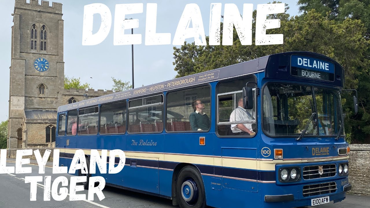 Leyland Tiger Duple E100 AFW Delaine Heritage Trust Bus museum open day running event Bourne #bus