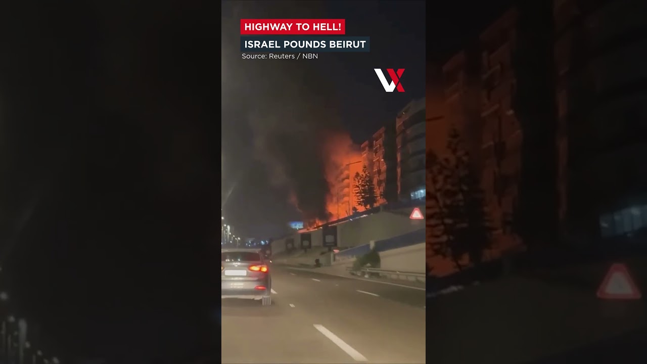 Deadly Explosion Shakes Airport Road As Israeli Strikes Hammer Lebanon's Beirut | VERTEX