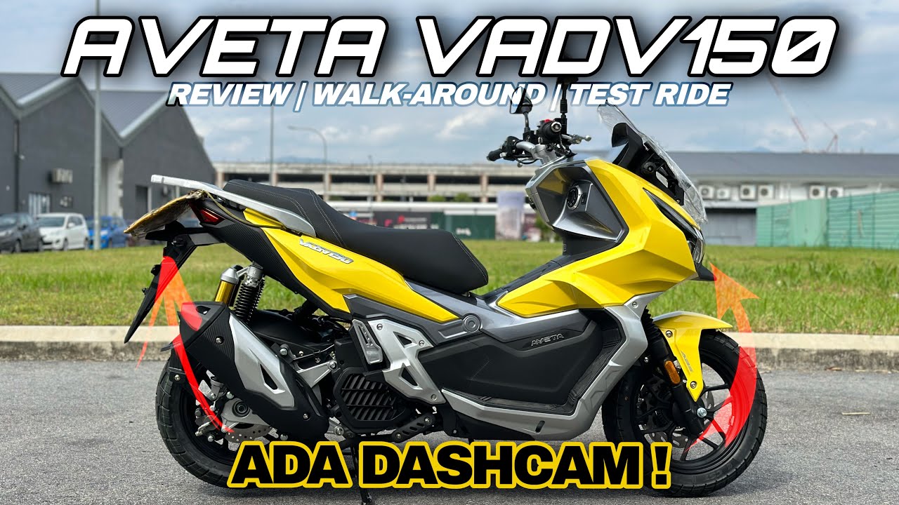 PENCABAR ADV 150😱 AVETA VADV150 REVIEW | SKUTER OFF-ROAD FUTURISTIK | DAYANG ADV150 [4K HD]