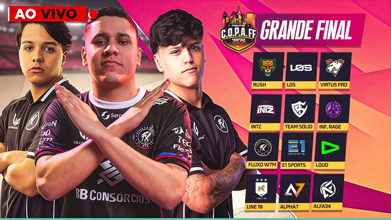 💜COPA FF COM AMORAS - GRANDE FINAL💜FREE FIRE AO VIVO💜 41/300 - #150K
