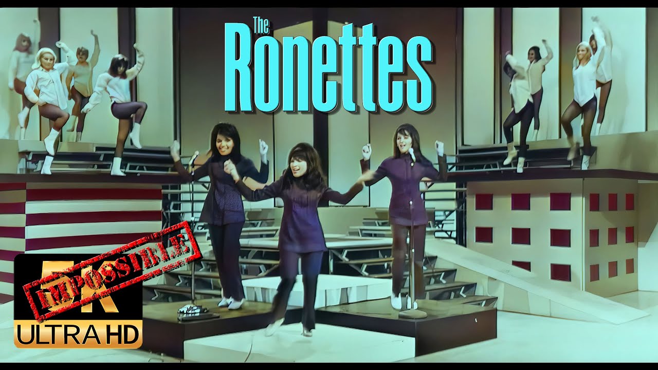 The Ronettes - Be My Baby (1965) AI 5K Colorized Enhanced