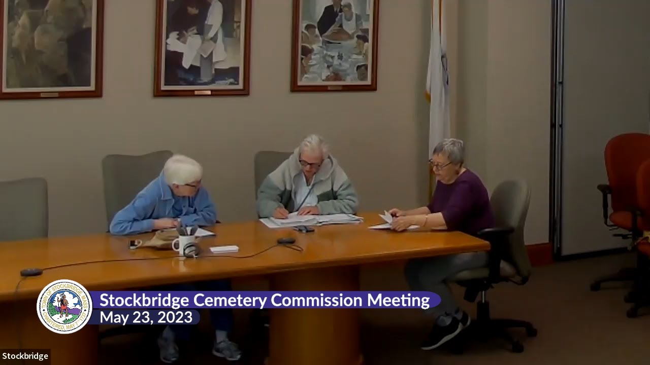 Stockbridge Cemetery Commission Meeting, May 23, 2023