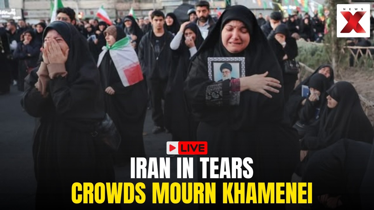 TEHRAN MOURNING LIVE: Iranians Chant & Cry In Streets After Khamenei Killed | EMOTIONAL SCENES