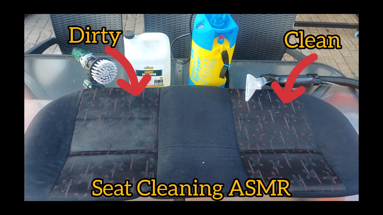 Car Seat Deep Clean ASMR