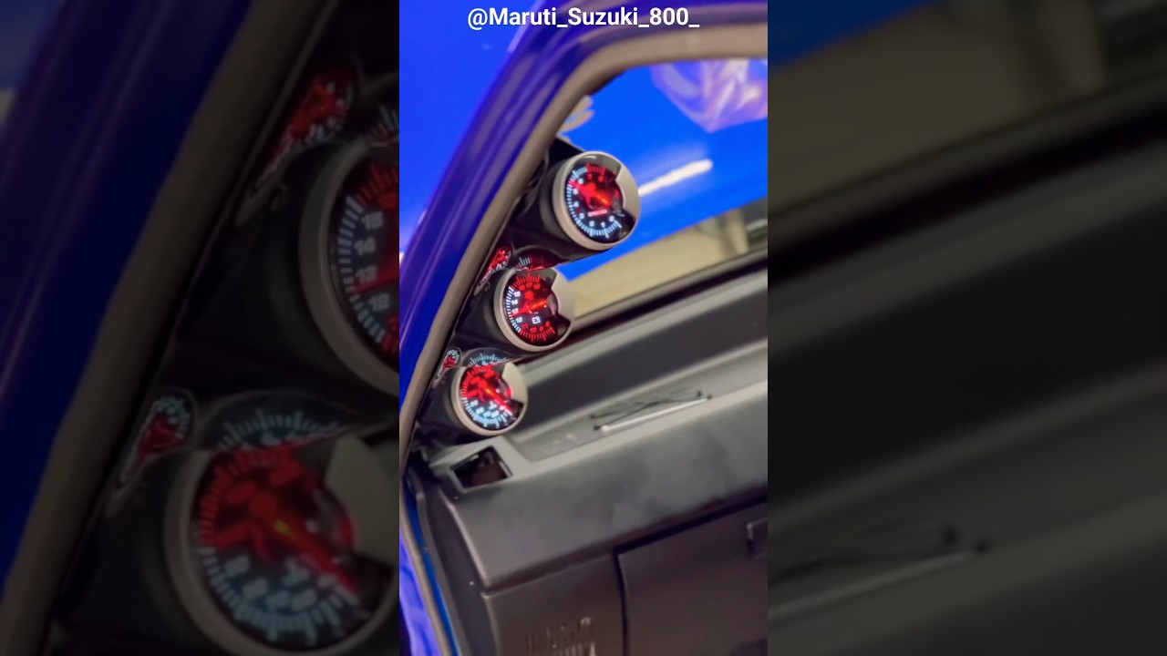 💥🚀PILLER METER INSTALLED FOR MARUTHI 800 #maruti  #marutisuzuki #shortvideo #youtube #shorts