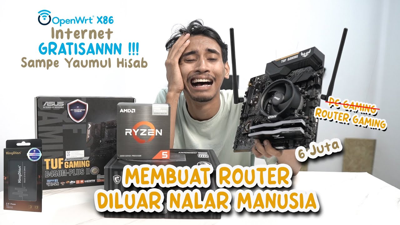 Bikin Router OpenWrt x86 Sendiri Spek Dewa