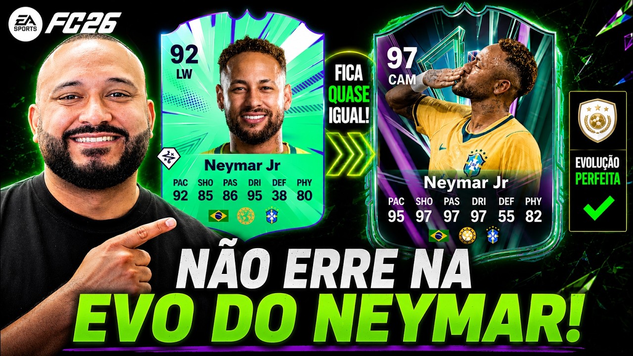 ESSA &Eacute; A MELHOR EVO DO NEYMAR GRATUITO NO EAFC 26!