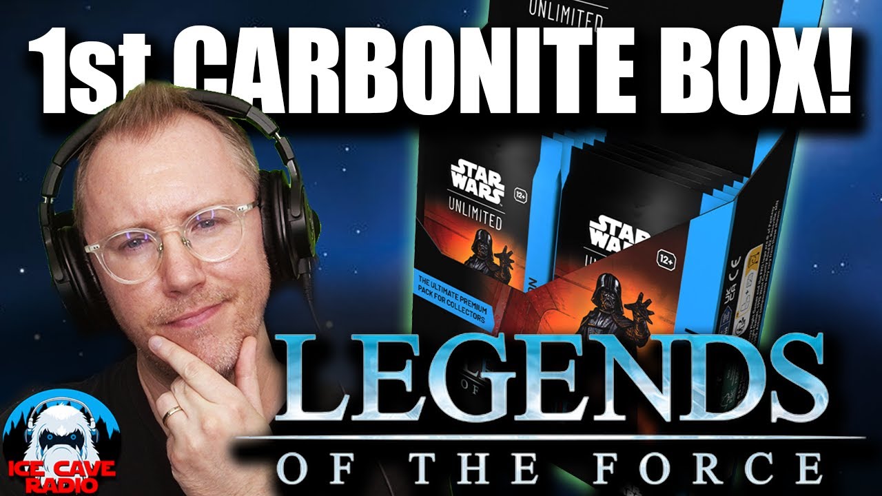1st Legends of the Force CARBONITE Box opening! | Star Wars Unlimited TCG | New Expansion!