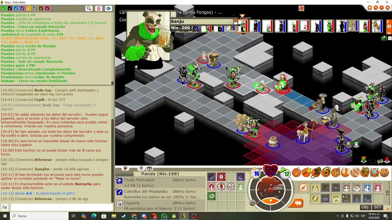 Sanju vs Itz PERCO 7 VS 7 - DOFUS RETRO PVP