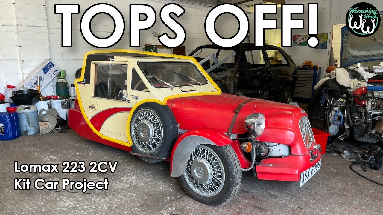 Lomax 223 2CV Kit Car Project Ep. 1 - Tops Off!