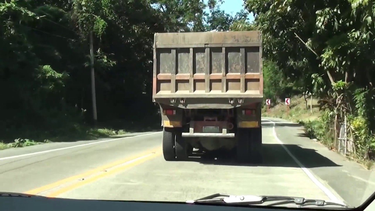 Going down the mountain road from Baguio City Philippines 2016