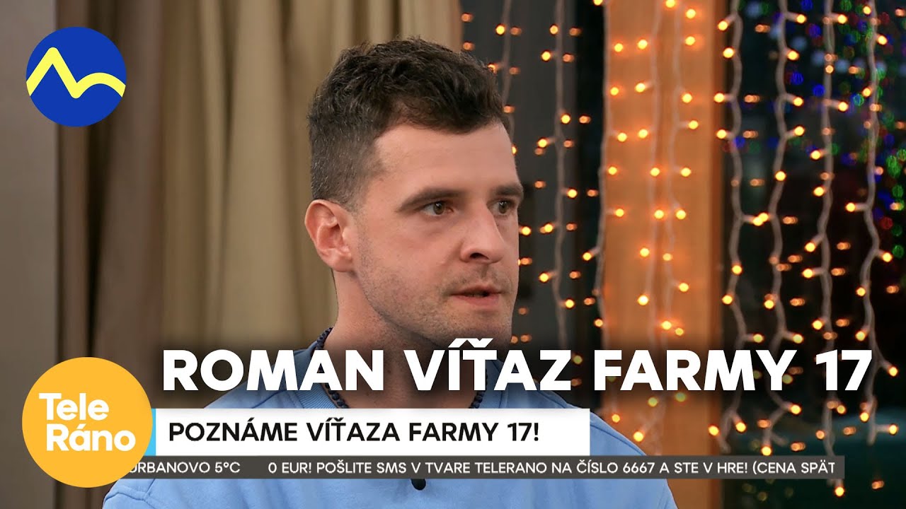 Víťaz FARMA 17: Roman Perašín | Teleráno