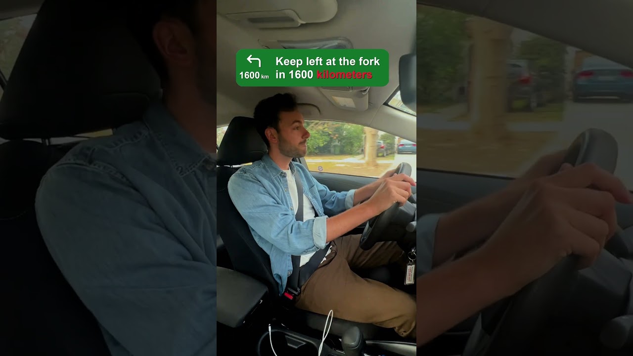 GPS directions blend into 