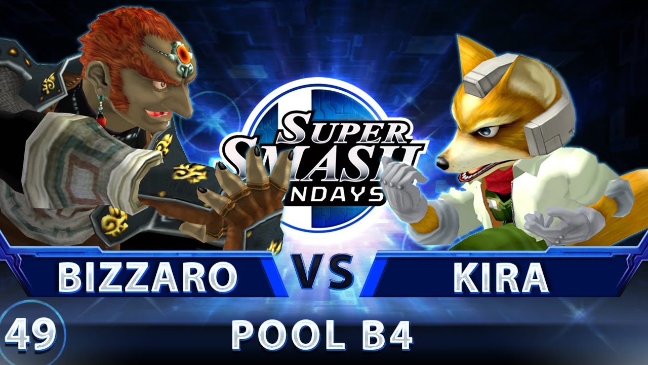SSS 49 - Bizzaro Flame (Ganondorf) vs. SSBM-T | Kira (Fox) - SSBM Pool B4 - Smash Melee