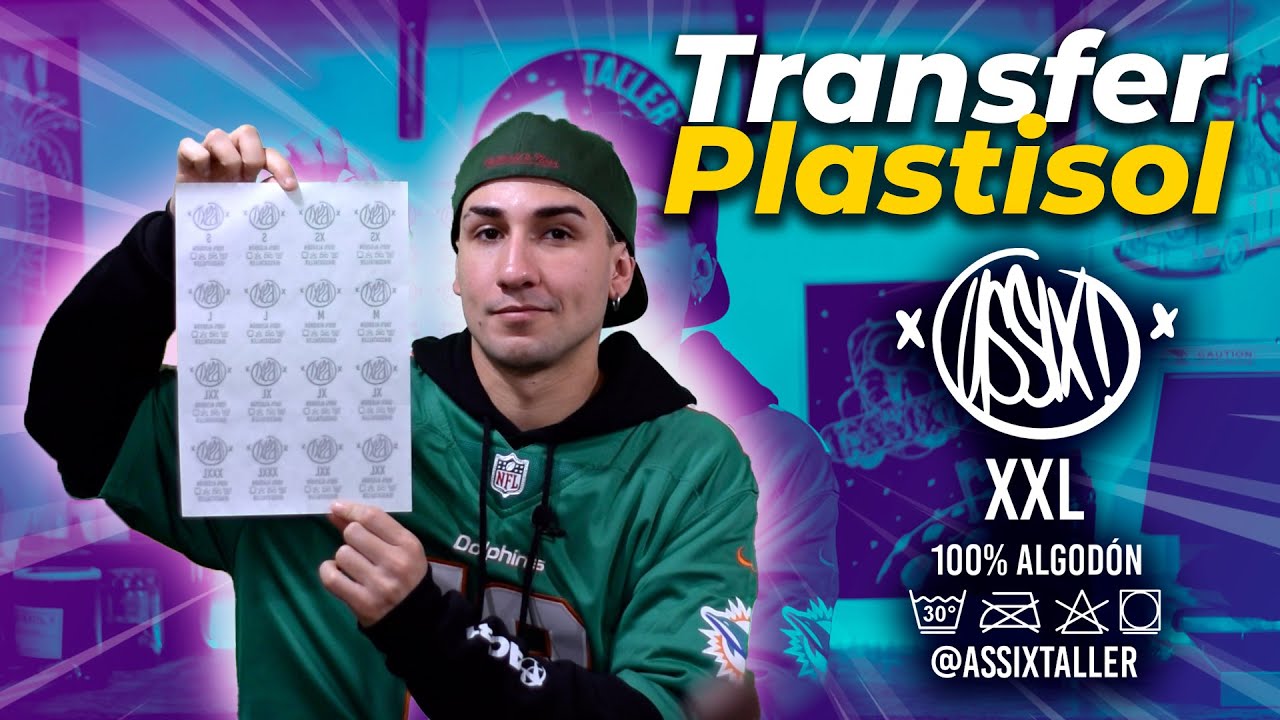 TRANSFER PLASTISOL PARA TALLES/#SERIGRAFÍA