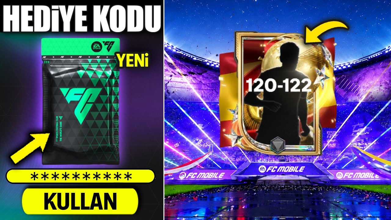 YENİ HEDİYE KODU GELDİ 🎁🔥 120-122 GEN PAKETİ DEĞER Mİ 🤯 BUG&Uuml;N SON ACİL YAP 🚨 FC Mobile