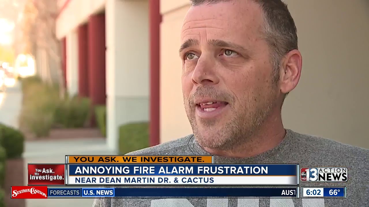 Annoying apartment fire alarm goes off in the middle of the night