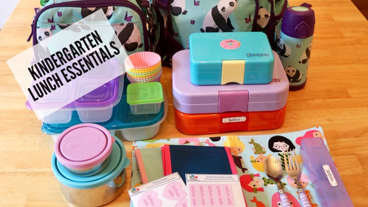 KINDERGARTEN LUNCH ESSENTIALS | Back to School 2018 | SarahMakesLunch