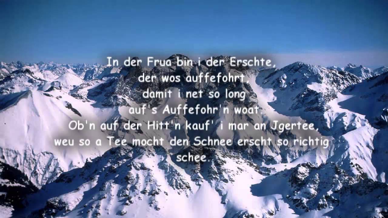 Wolfgang Ambros - Schifoan (Lyrics)