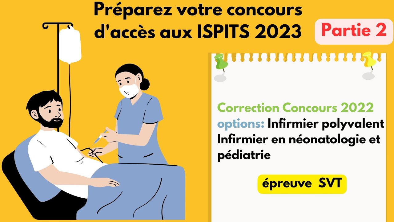 Correction :concours d'accès aux ISPITS :épreuve SVT➡️ options:IP et INP