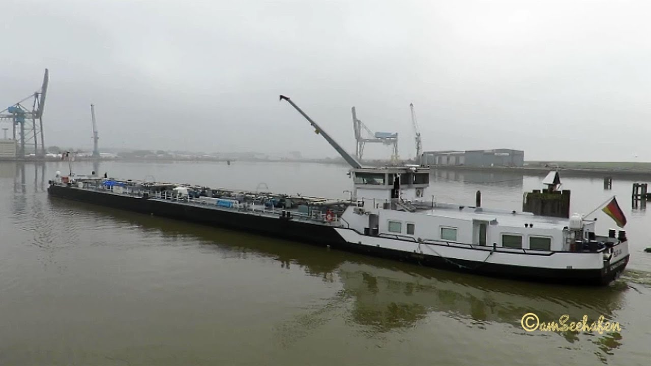 TMS BURAN DD6309 MMSI 211500770 Emden sealock inland tanker merchant vessel Tankschiff