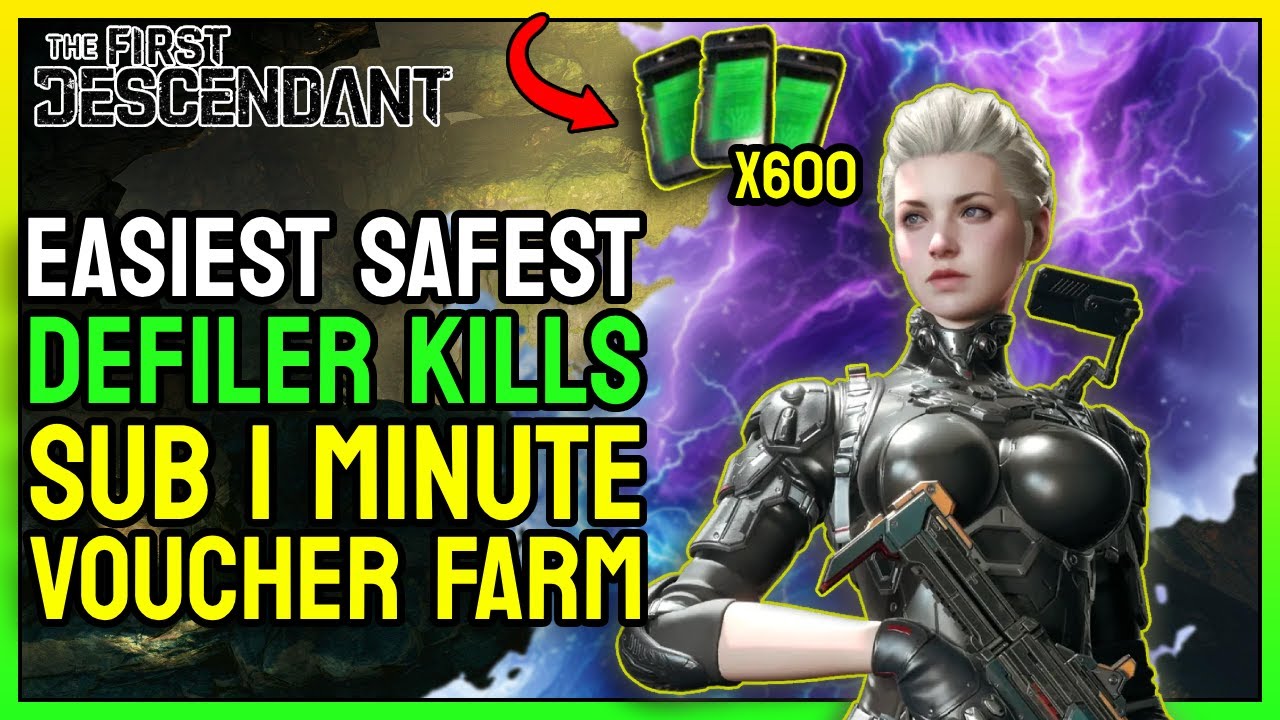 The FASTEST & SAFEST Defiler Voucher Farm BY FAR (is This TOO Easy?) | The First Descendant